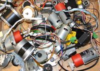 Recycled Steppers and DC motors