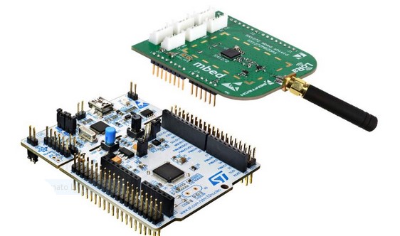 File:STM32 Nucleo board and expansion board LoRa.jpg