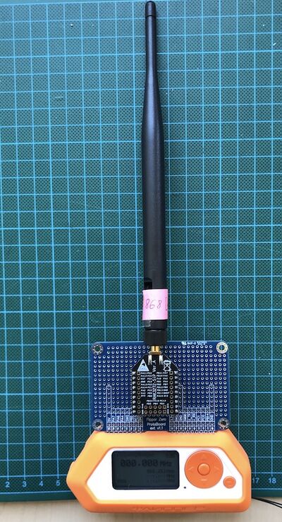 Flipper Zero + RAK 3172 LoRa Module