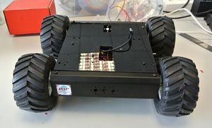 Base robot LynxMotion A4WD1 with Arduino