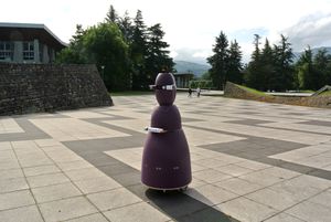 Flower Pot Robot on the Grenoble Campus